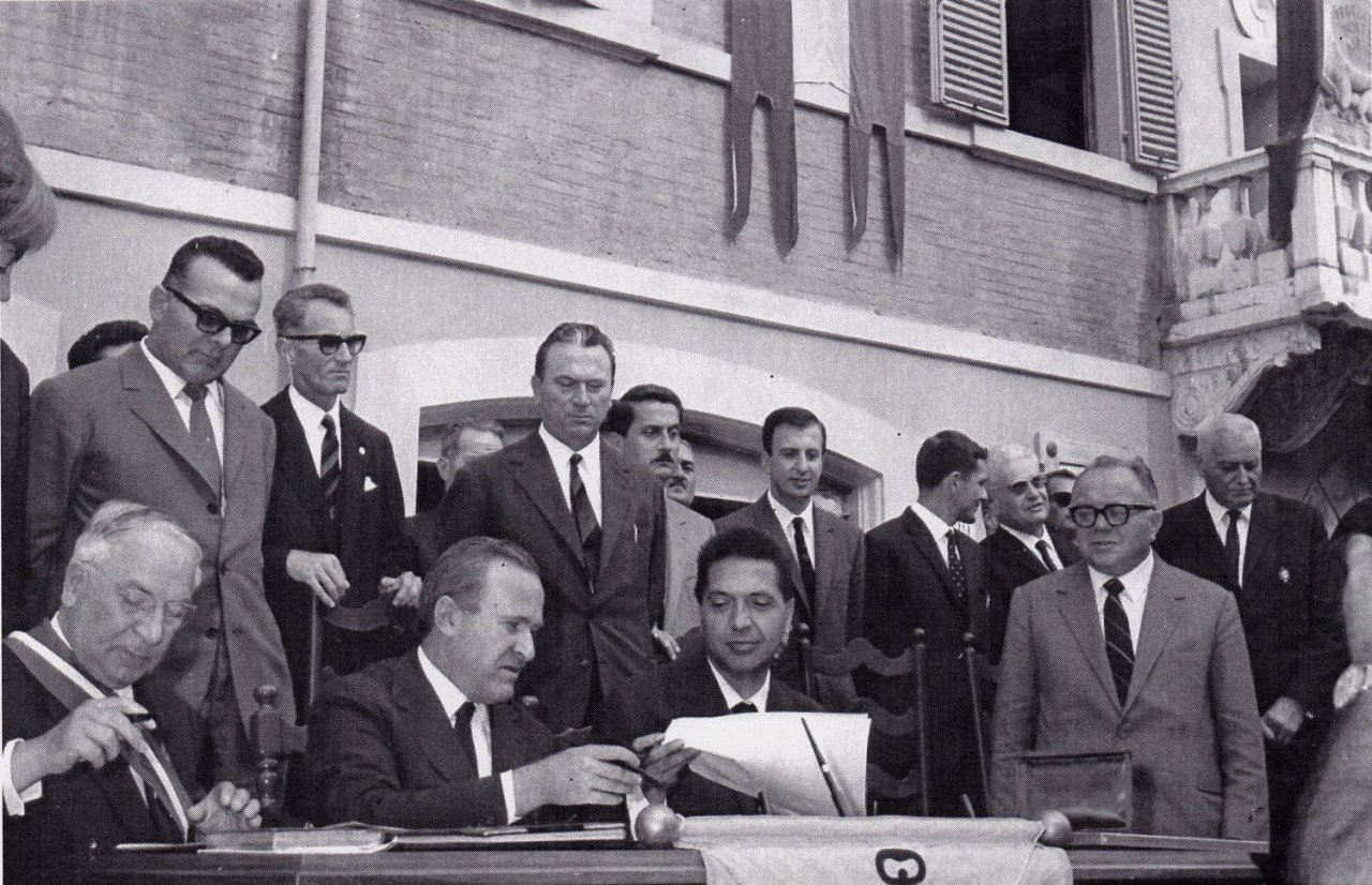 Signature du jumelage